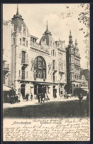 AK Amsterdam, Vorderansicht vom Rembrandt-Theater