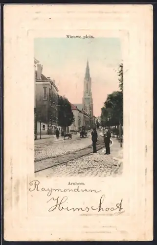 AK Arnhem, Nieuwe plein, Strassenpartie