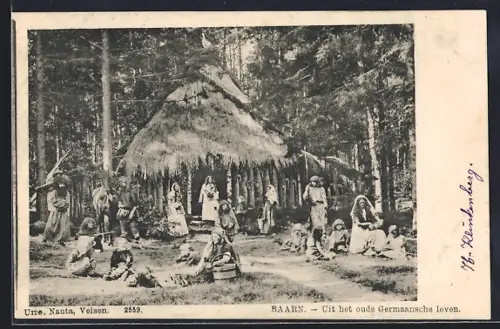 AK Baarn, Uit het oude Germaansche leven