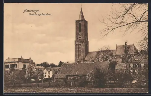 AK Amerongen, Gezicht op het dorp