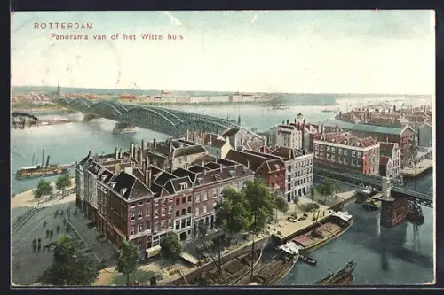 AK Rotterdam, Panorama van of het Witte huis