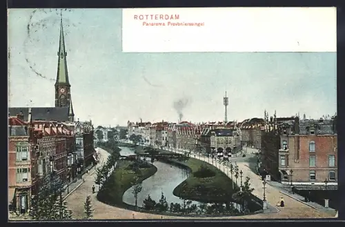 AK Rotterdam, Panorama Provenierssingel