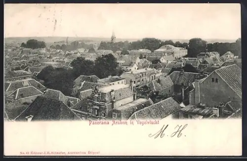 AK Arnhem, Panorama Arnhem in Vogevlucht