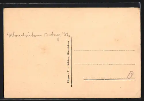 AK Woudrichem, Merwedewal met veerboot