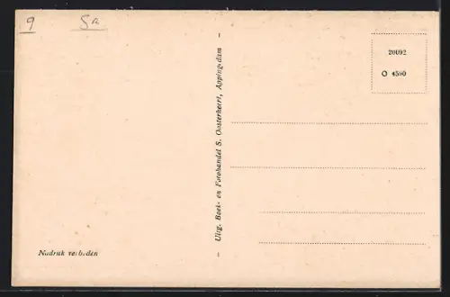 AK Appingedam, Fivelkade, Uferstrasse mit Segelbooten