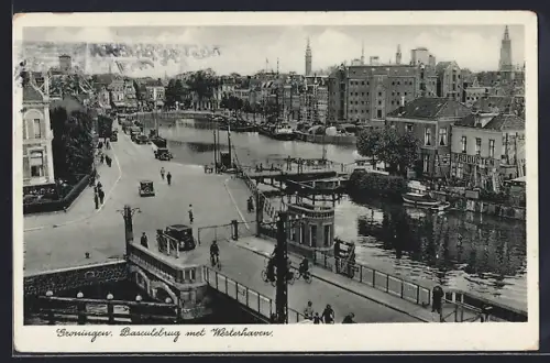 AK Groningen, Basculebrug met Westerhaven