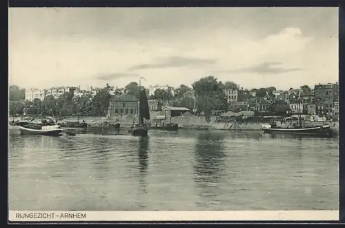 AK Arnhem, Rijngezicht, Panorama