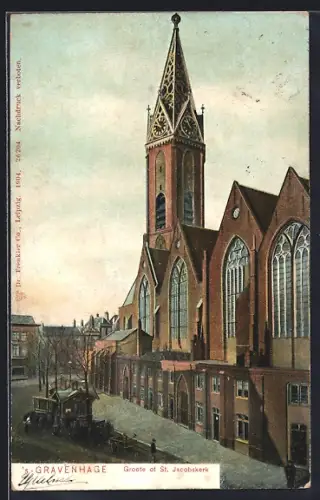 AK `s-Gravenhage, St. Jacobskerk