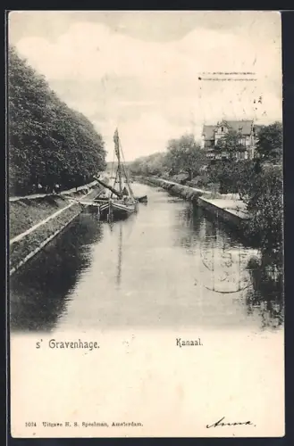 AK s` Gravenhage, Kanaal