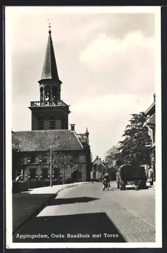 AK Appingedam, Oude Raadhuis met Toren