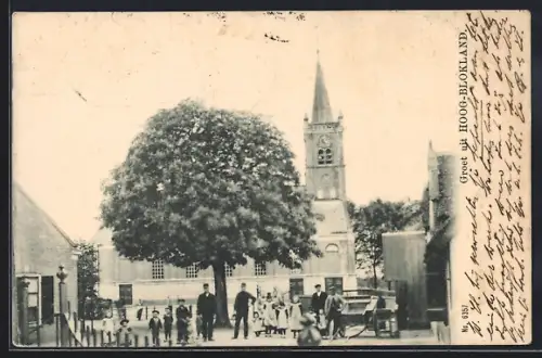 AK Hoog-Blokland, Blick auf die Kirche