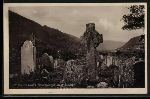 AK Glendalough /Co. Wicklow, St. Kevin`s Cross