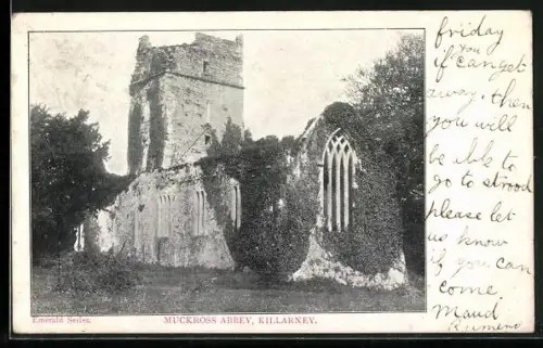 AK Killarney, Muckross Abbey