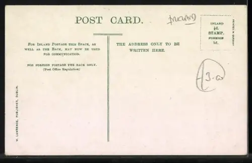 AK Howth /Co. Dublin, Howth Harbour and Ireland`s Eye