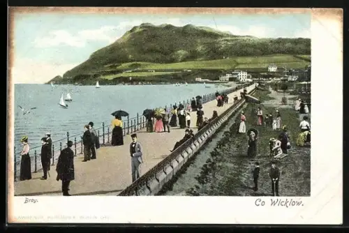 AK Bray /Co. Wicklow, Promenade by the water