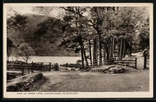 AK Glendalough /Co. Wicklow, View of Upper Lake
