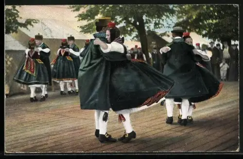 AK Gruss aus Hessen, Schwälmertanz