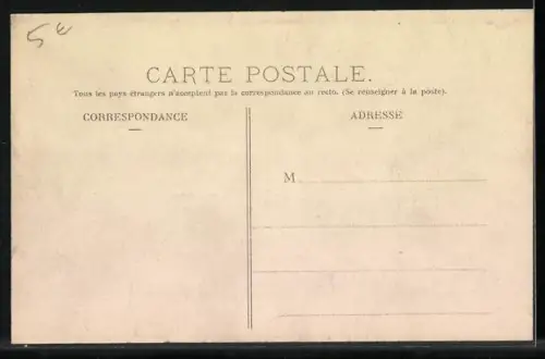 AK Baraque, Circuit d`Auvergne, Coupe Gordon Bennett 1905, Grand tournant pres la Baraque