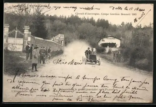 AK Plaisance, Coupe Gordon Bennett 1905, Circuit Michelin