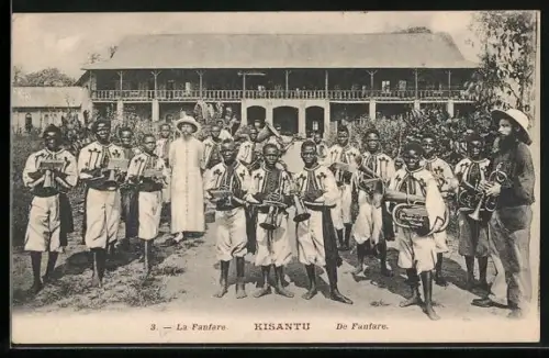 AK Kisantu, La Fanfare, Afrikanische Blaskapelle