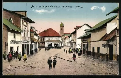 AK Cerro de Pasco, Plaza principal