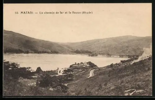 AK Matadi, Le chemin de fer Matadi-Leopoldville et le fleuve