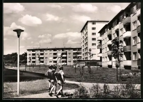AK Berlin, Siedlung Charlottenburg-Nord mit Kindern