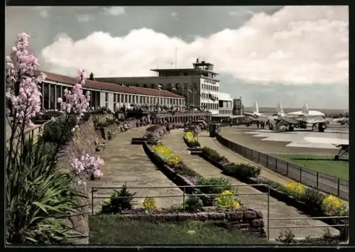 AK Stuttgart, Ansicht vom Flughafen