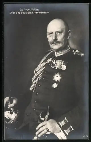 AK Graf von Moltke, Chef des deutschen Generalstabs