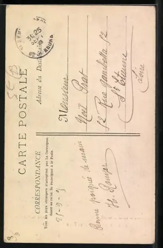 AK Frederic Mistral, Arles, Mistral au Festo Vierginenco