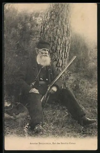 AK Korsika / Corse, Antoine Bellacoscia, Roi des Bandits Corses, Jura