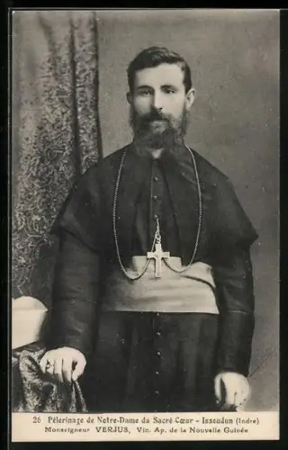 AK Issoudun, Pélerinage de Notre-Dame du Sacré-Cour, Monseigneur Verjus