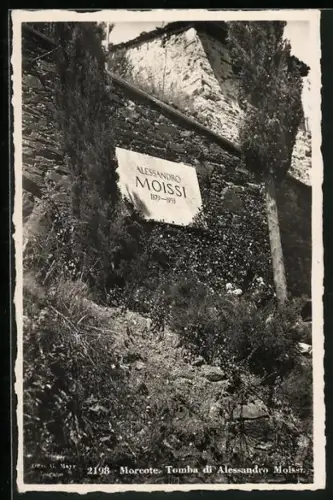 AK Morcote, Tomba di Alessandro Moissi
