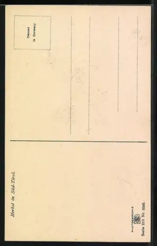 AK Schenna, Dorfpartie mit Kirche