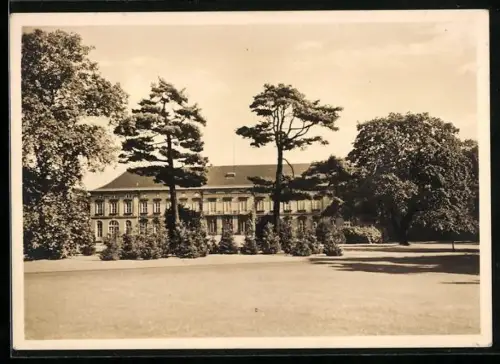AK Berlin-Tiergarten, Schloss Bellevue, Parkseite
