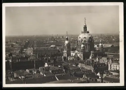 AK Berlin, Dächerblick zum Dom