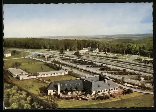 AK Rohrbrunn, Autobahn Rasthaus im Spessart Motel