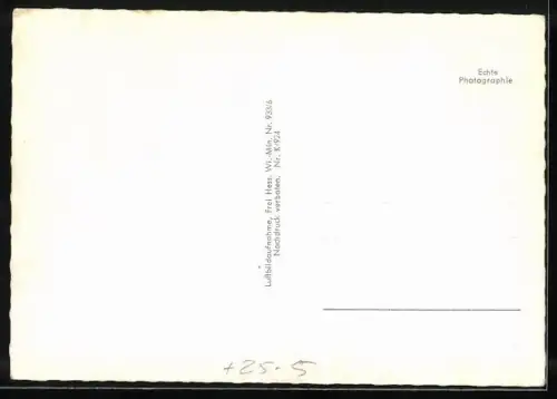 AK Autobahn, Fliegeraufnahme vom Frankfurter Kreuz