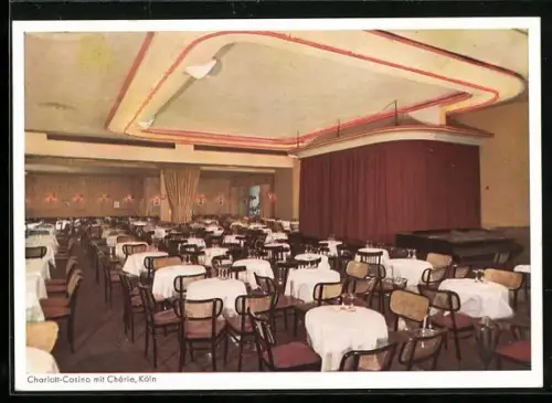 AK Köln, Café Charlott-Casino mit Chérie