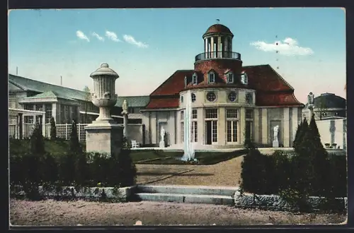 AK Leipzig, Internat. Baufachausstellung mit Sonderausstellungen 1913, Dresdener Haus