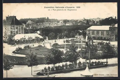 AK Auxerre, Exposition Nationale 1908, Vue generale de l`Exposition