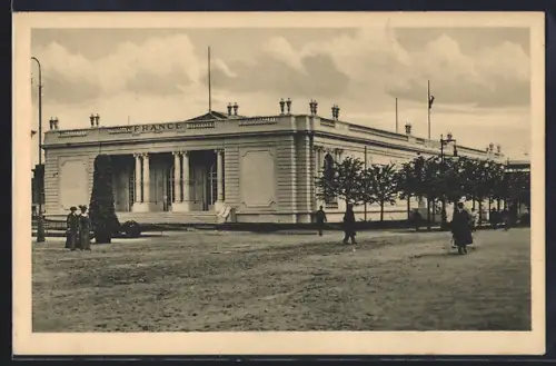 AK Leipzig, Weltausstellung und Graphik 1914, Französisches Staatsgebäude