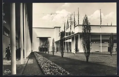 AK Dresden, Internationale Hygiene-Ausstellung 1930, Platz der Nationen