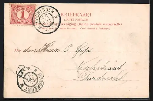 AK Groningen, Tentoonstelling 1903, Het Middenterrein