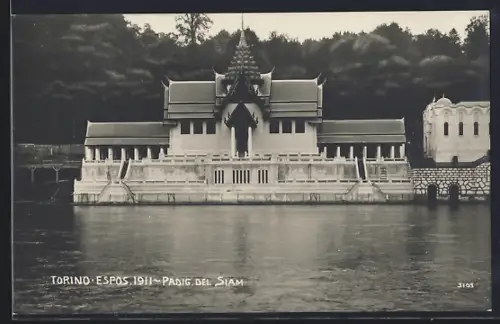 AK Torino, Esposizione 1911, Padiglione del Siam