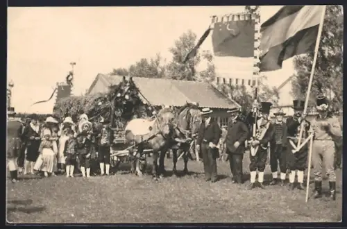 AK `s Gravenhage, Nat. en Int. Landbouw-Tentoonstelling 1913, Provincie Zeeland, Nationaal Historisch Landbouwfeest