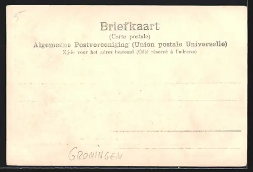 AK Groningen, Groninger Tentoonstelling van Nijverheid en Kunst 1903, Origineele Opname
