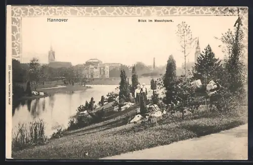 AK Hannover, Blick im Maschpark