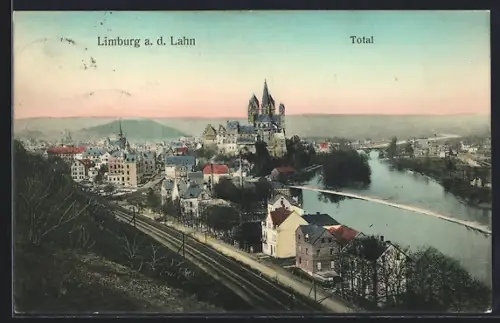AK Limburg a. d. Lahn, Gesamtansicht mit Dom