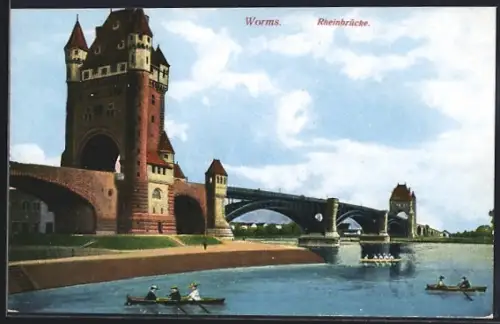 AK Worms, Rheinbrücke